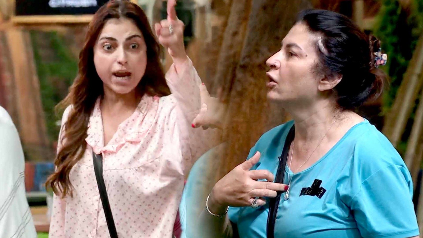 bigg boss 19 farhana kunickaa fight viral video