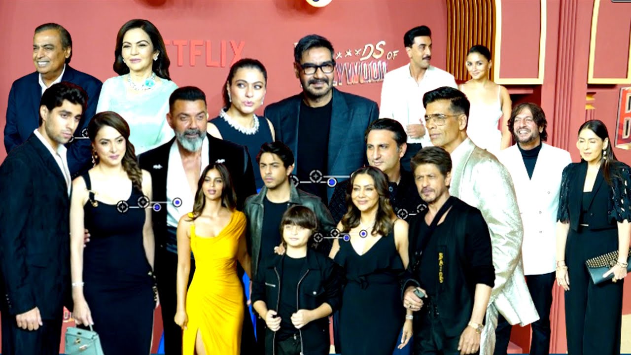 celebrities apperiance at the bads of bollywood grand screening