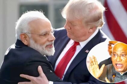 congress president targeted pm on foreign policy said on his friendship with trump pm modi has become the enemy of the country