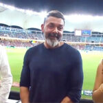 during the match raghav juyals funny banter with bumrahs wife made bobby deol burst into laughter