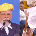emotional moment pm modi bhavnagar rally