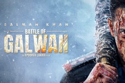 fire in the eyes weapon in the hand salman khans fierce motion poster of battle of galwan released