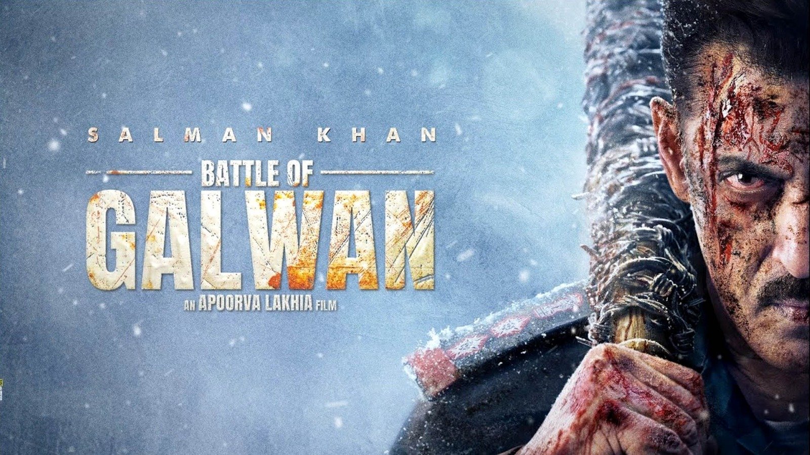 fire in the eyes weapon in the hand salman khans fierce motion poster of battle of galwan released