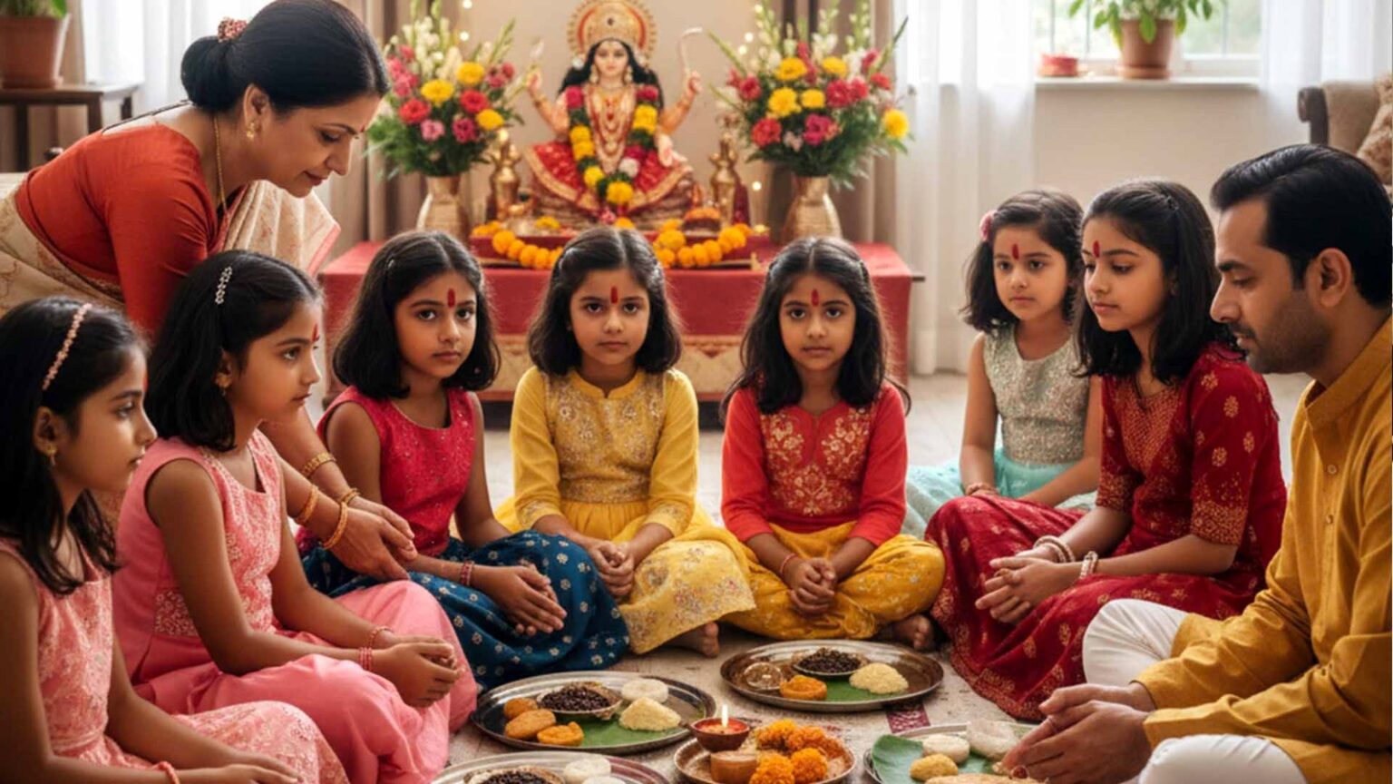 how to do kanya pujan in navratri how many girls to invite understand everything