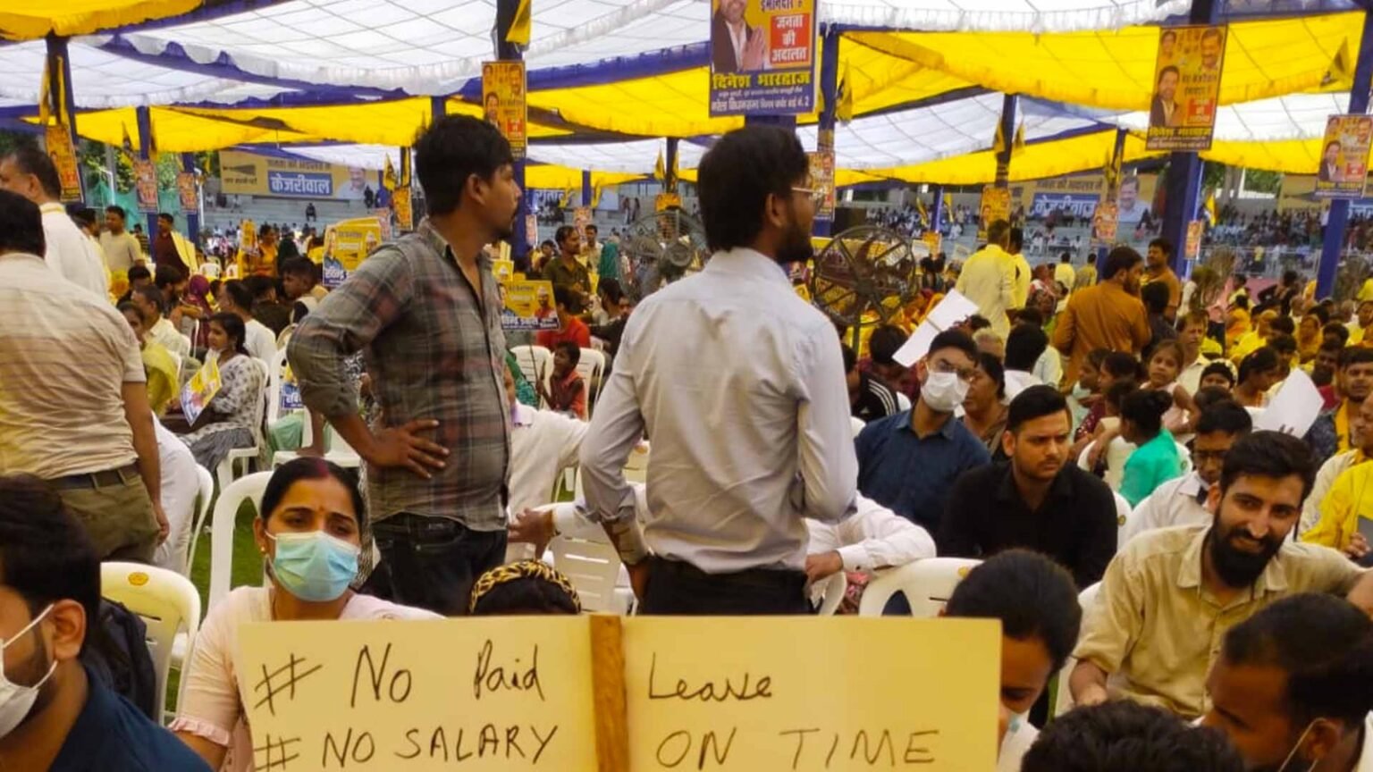 in gujarat due to heavy rains arvind kejriwal rally got cancelled