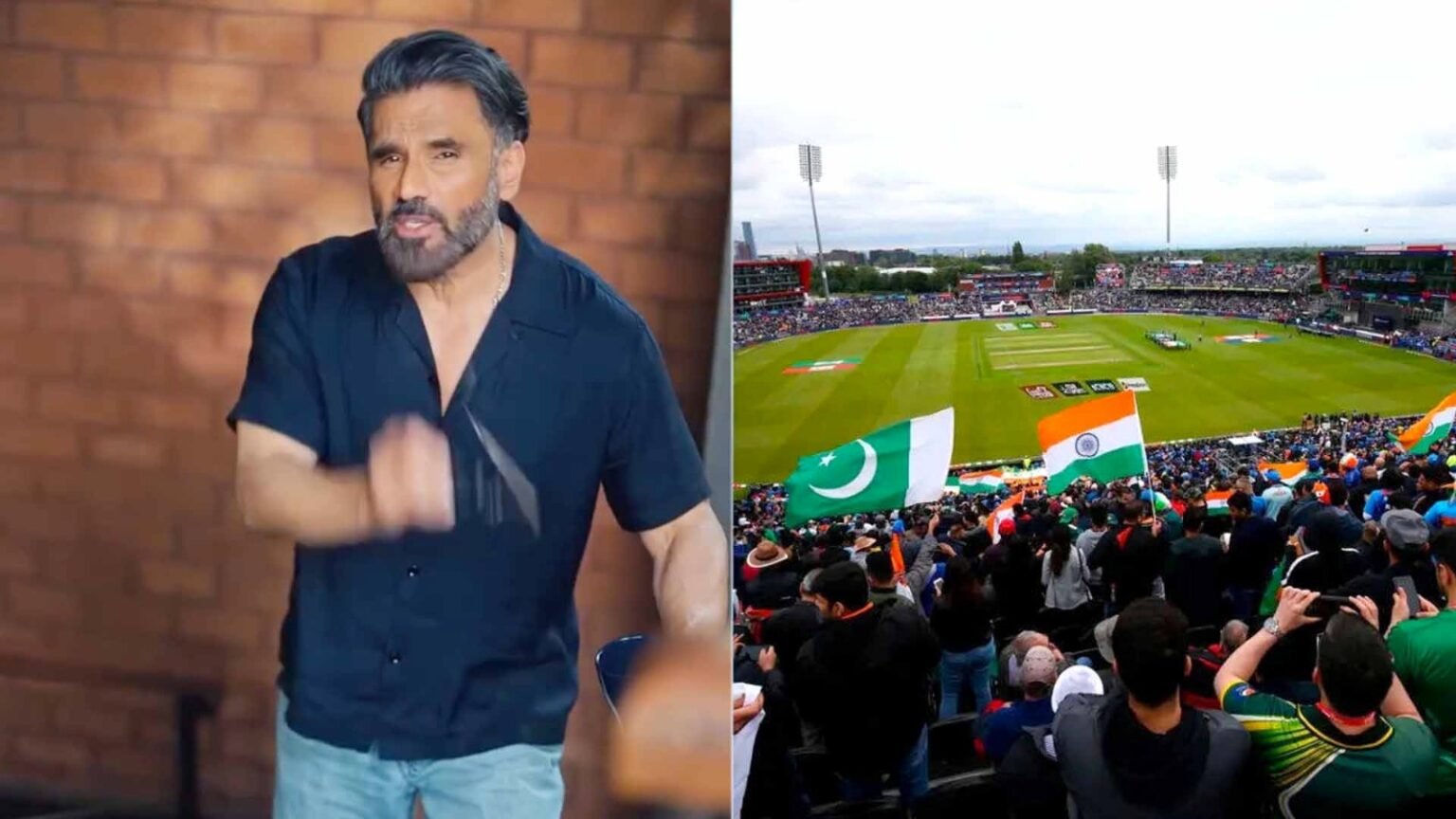 india pakistan cricket suniel shetty reaction