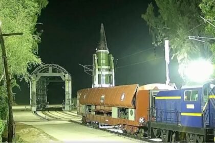 indias defense power gets a new wing now a 2000 km range missile can be launched from a moving train