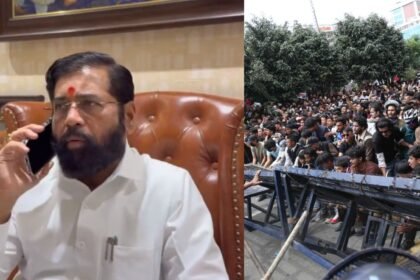 maharashtra deputy cm eknath shinde talk with indian people who stucked in nepal