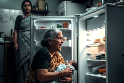 moradabads shocking incident mother kept the newborn in the fridge grandmother saved his life