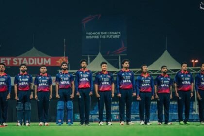 nepal created history won first t20 series by defeating west indies dominated in sharjah