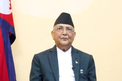 nepal genz protest ex pm kp sharma oli public appearance