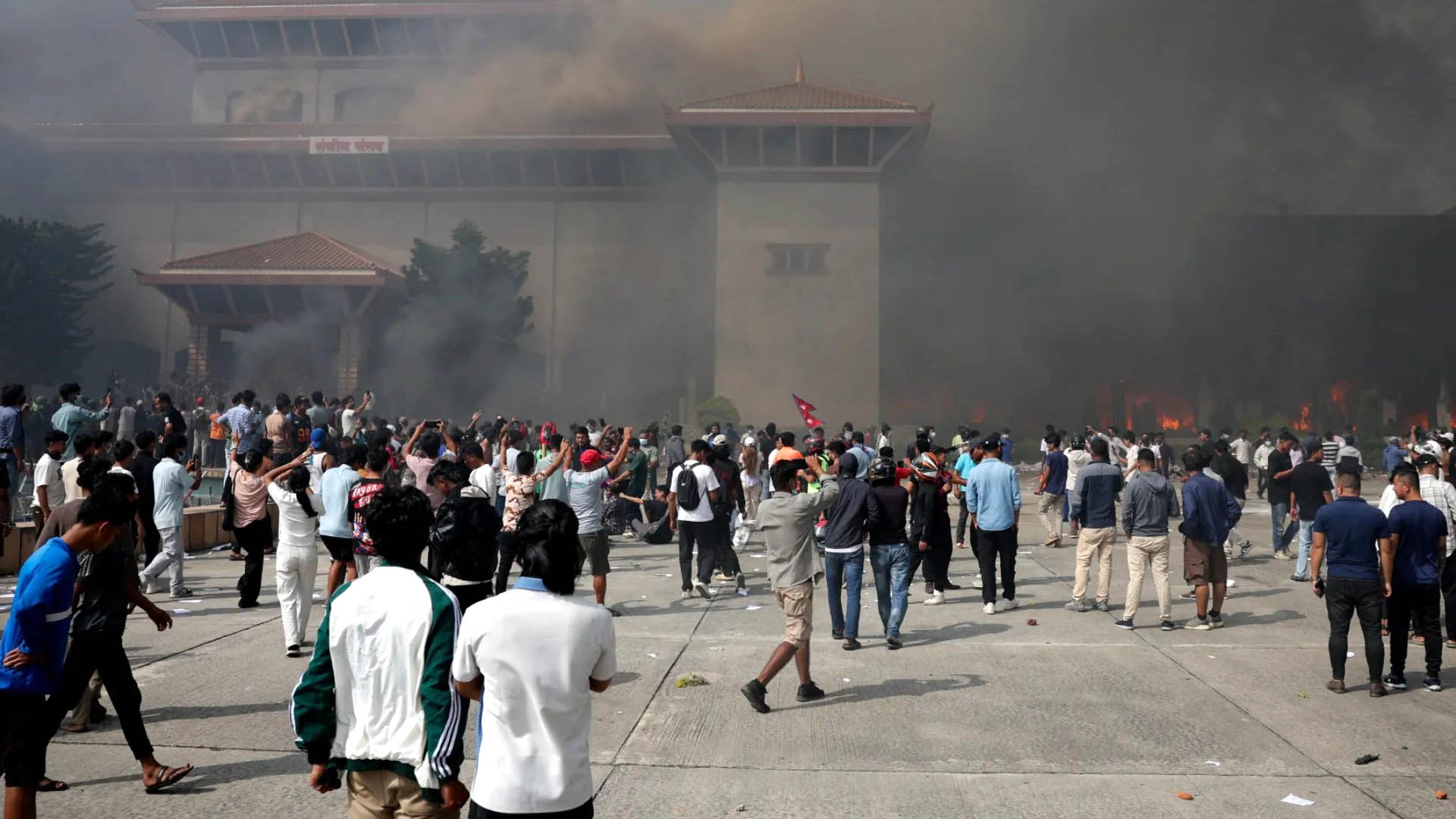 nepal protest 6 thousand prisnores escape from 18 districts jail