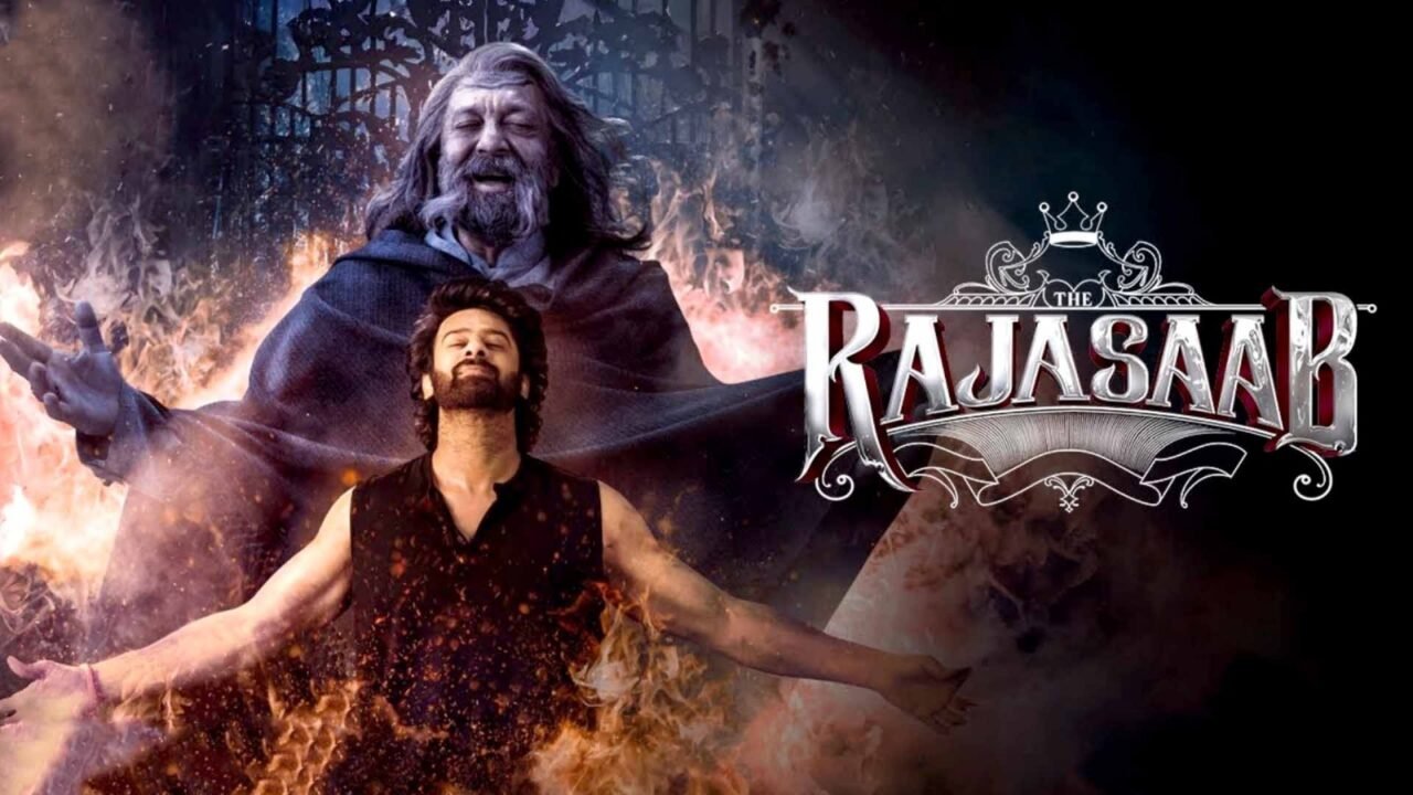 prabhas announces the rajasaab trailer date fans go crazy over new poster featuring sanjay dutt