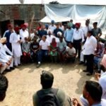 punjab rahul gandhi meets flood victims state minister bittu taunts when punjab was drowning he was on holiday