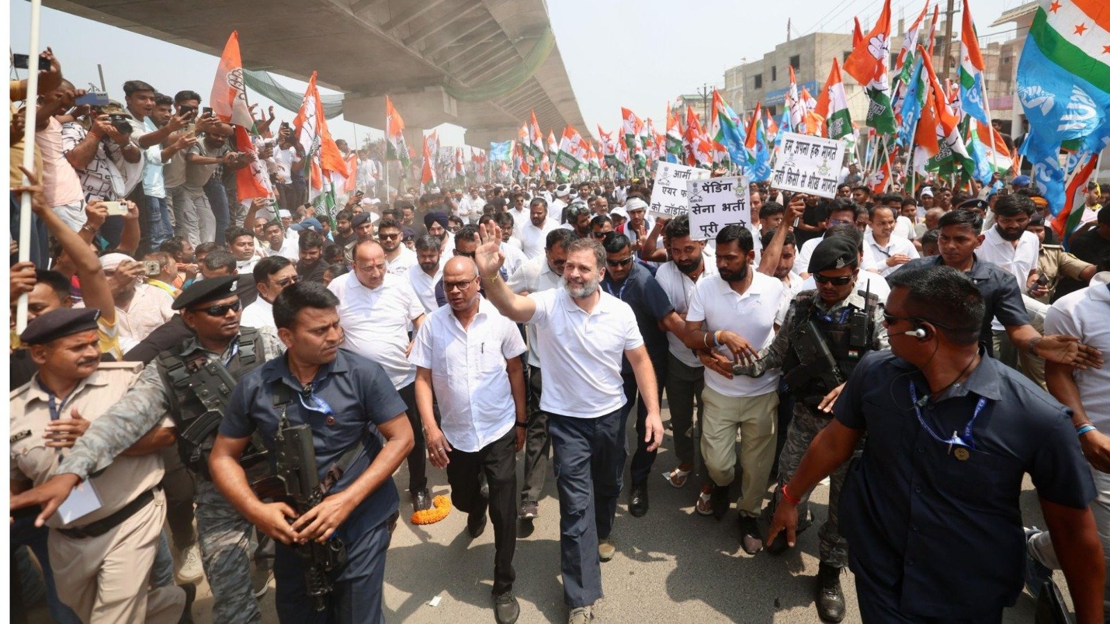 rahul gandhi shooting threat political uproar letter to amit shah