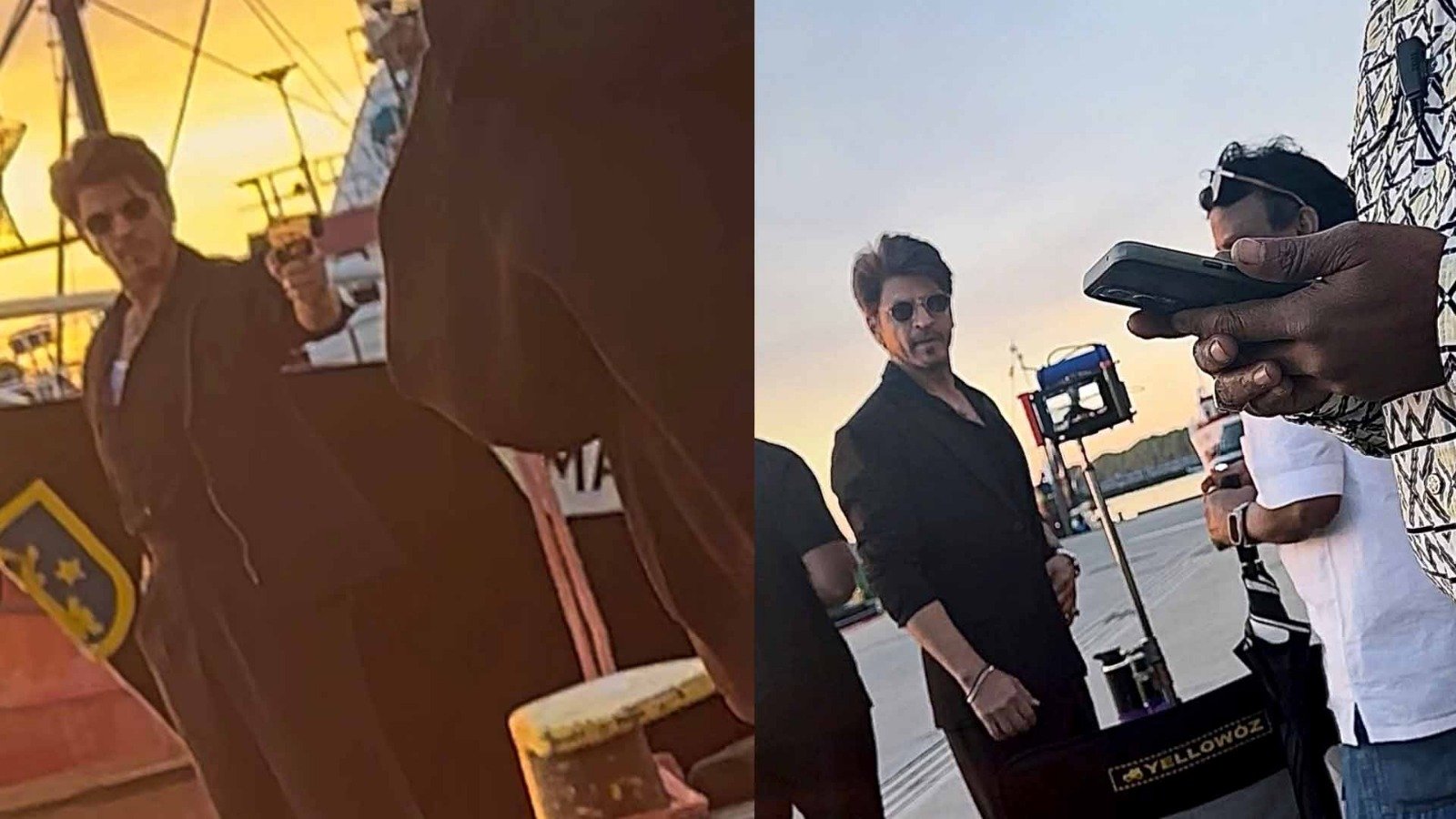 shah rukh khans look from king set leaked fans go crazy after seeing the photos