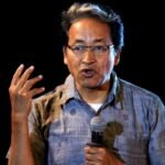 sonam wangchuk arrest geetanjali angmo protest