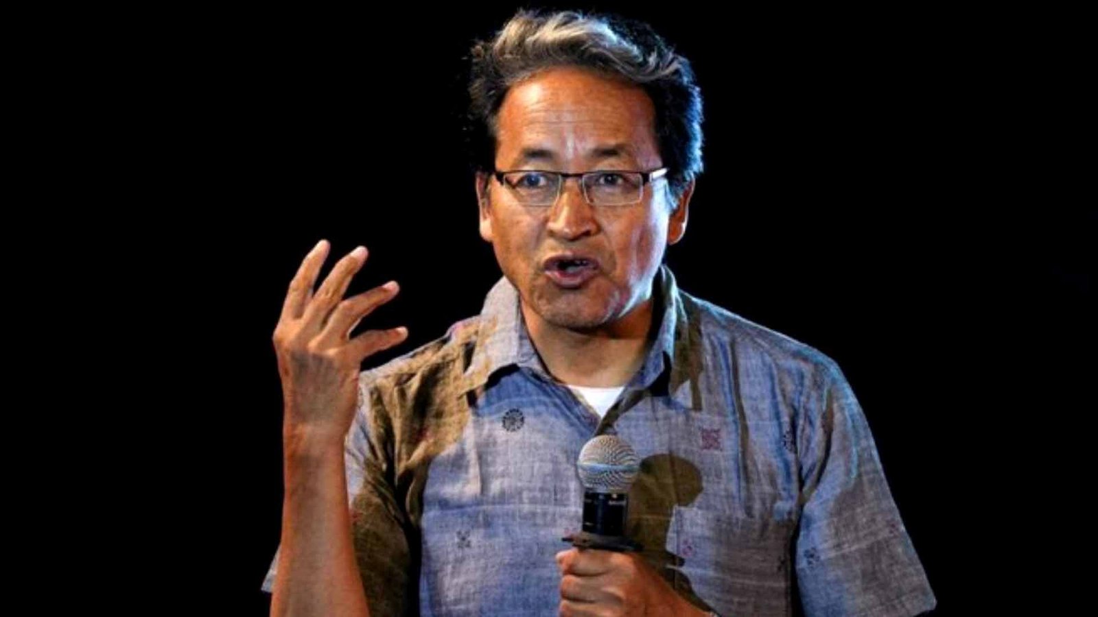 sonam wangchuk arrest geetanjali angmo protest