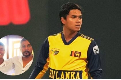 sri lankas win overshadowed dunith wellalages father passes away leaves asia cup midway