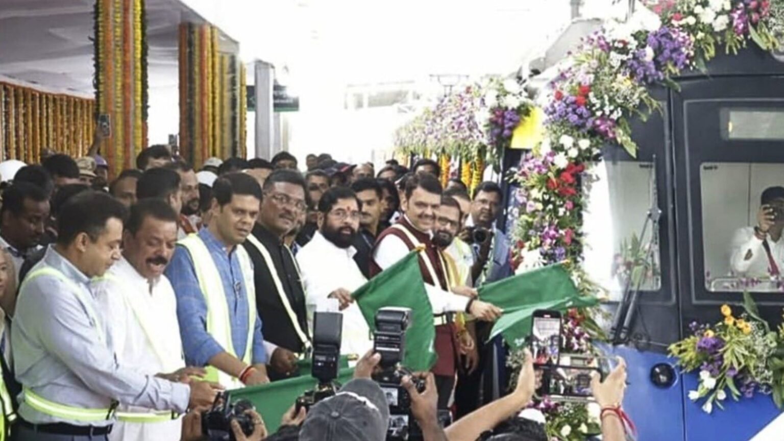 thane metro line 4 trial run starts green line route stations