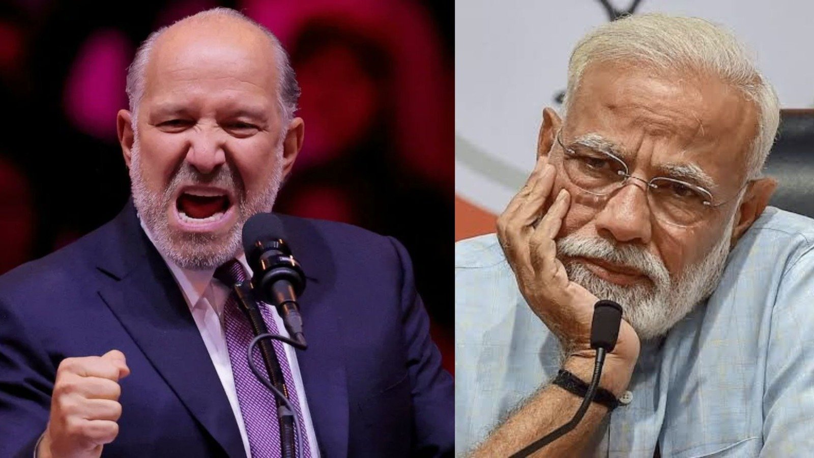 us commerce minister howard lutnick made a big statement about india said india will apologize to trump