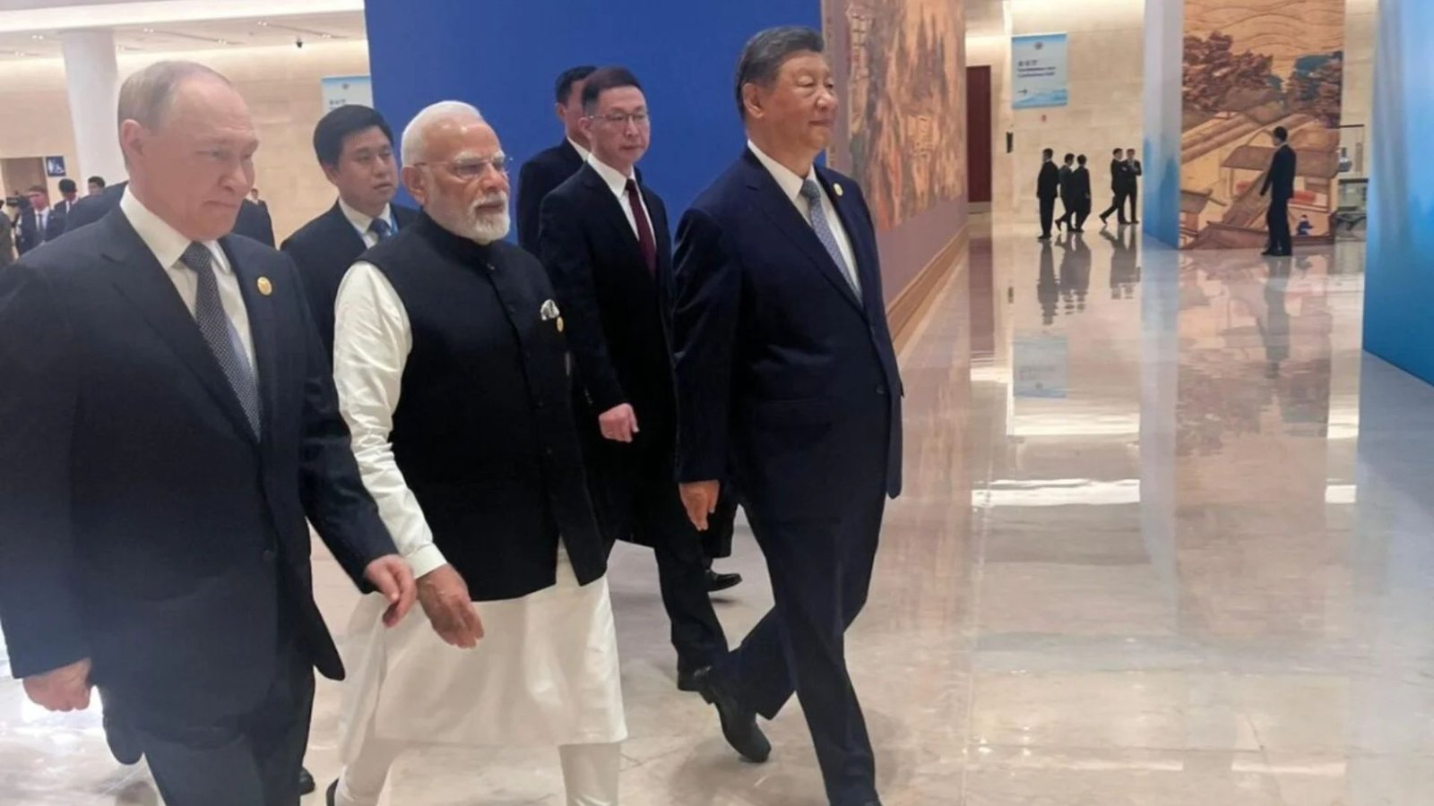 us president trump got angry with modi jinping and putin coming together