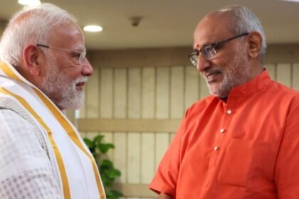 vice president radhakrishnan praises pm modi says he makes the impossible possible