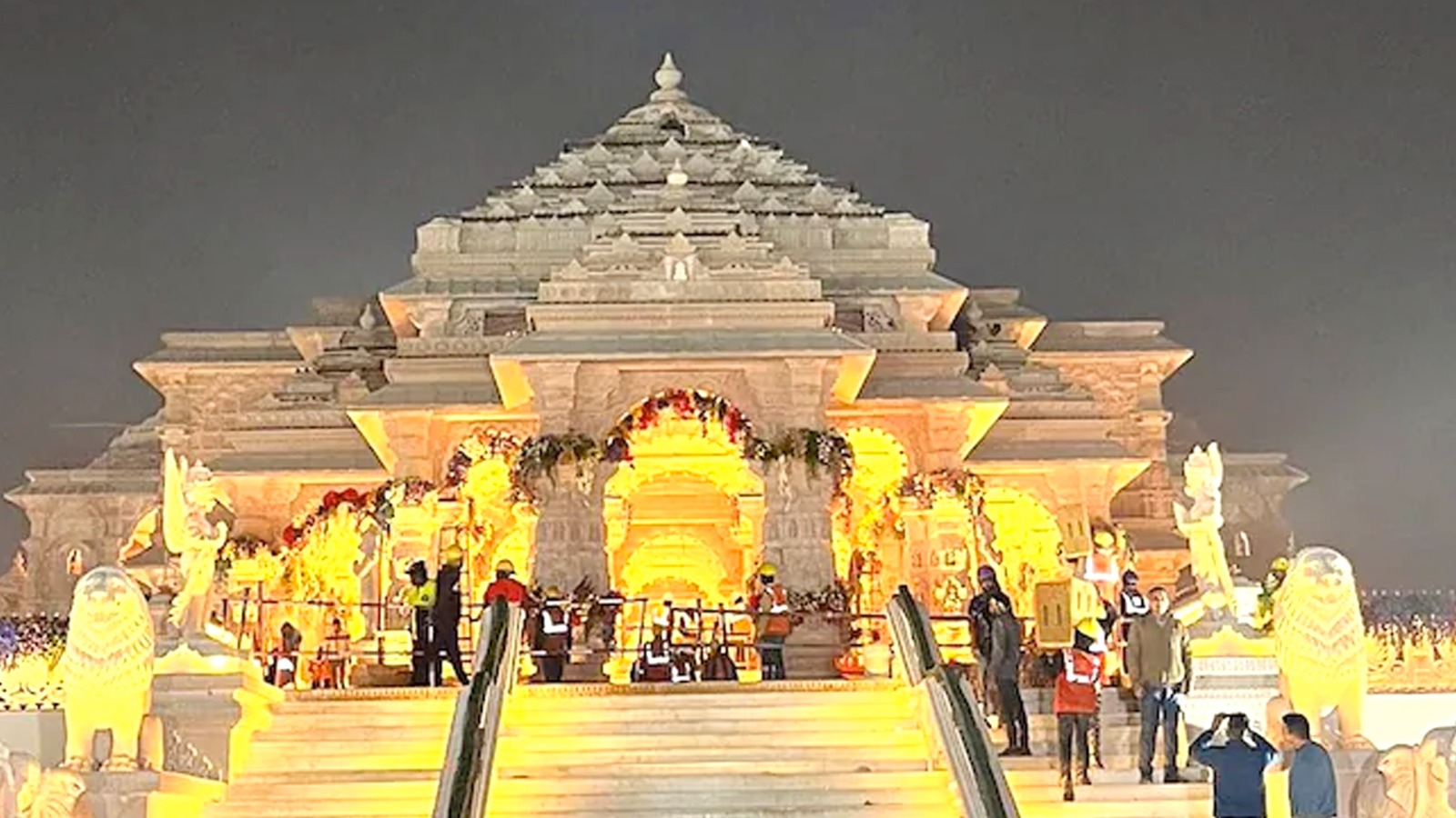 22 foot saffron flag to fly on ayodhya ram temple shikhara pm modi to hoist on this day