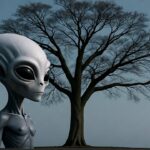 alien base on earth mysterious creatures and blood dripping trees