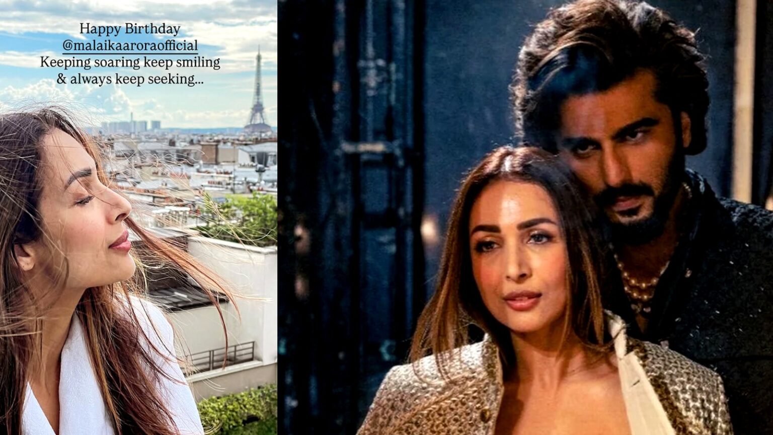 arjun kapoor shares a heartfelt post on malaika aroras birthday fans ask has the couple patched up again