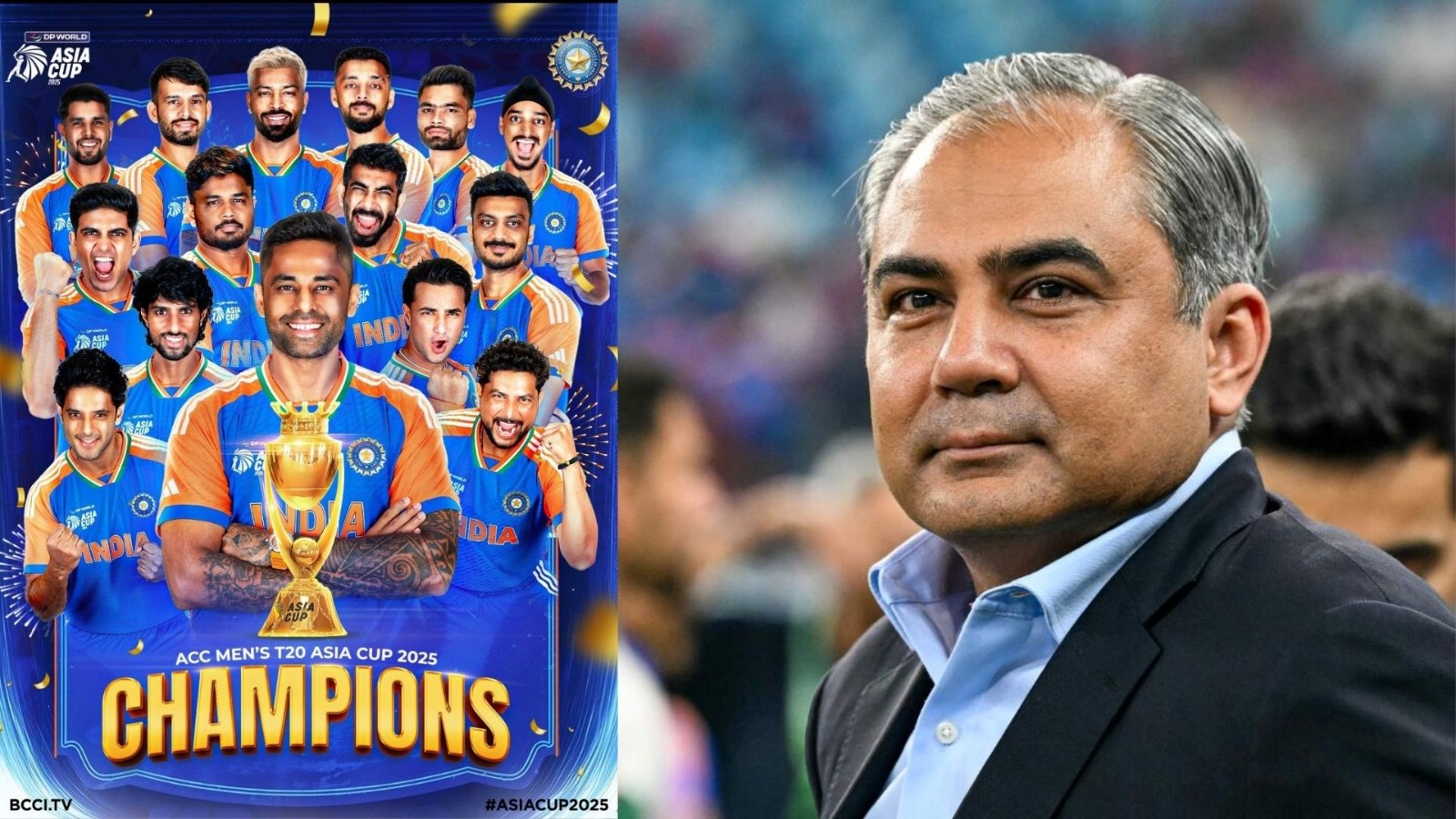 bcci sends warning mail to mohsin nakvi demanding asia cup trophy to india