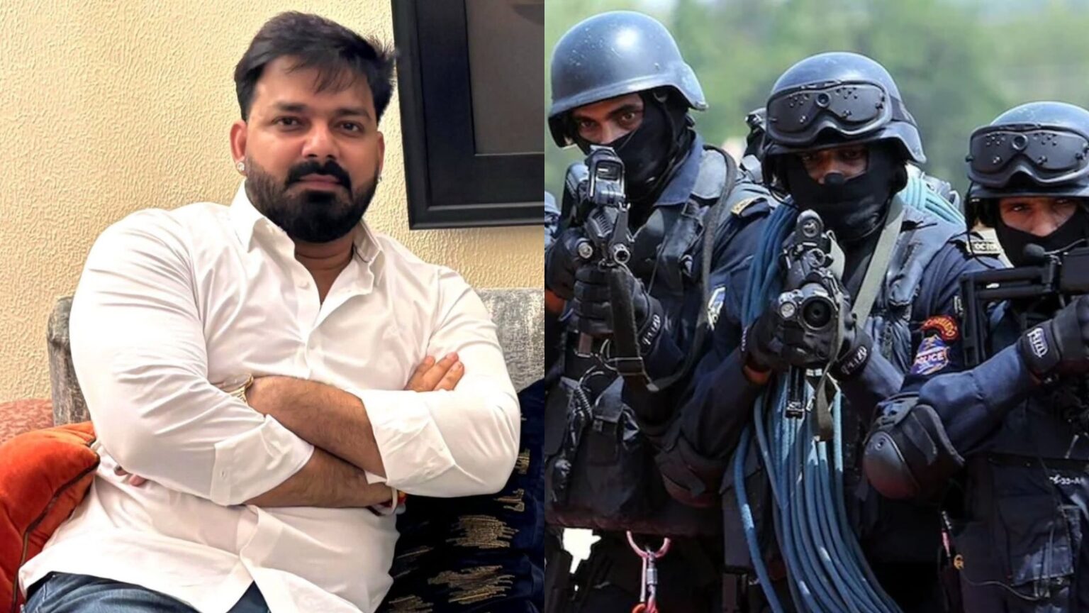 bihar election pawan singh threat y plus security