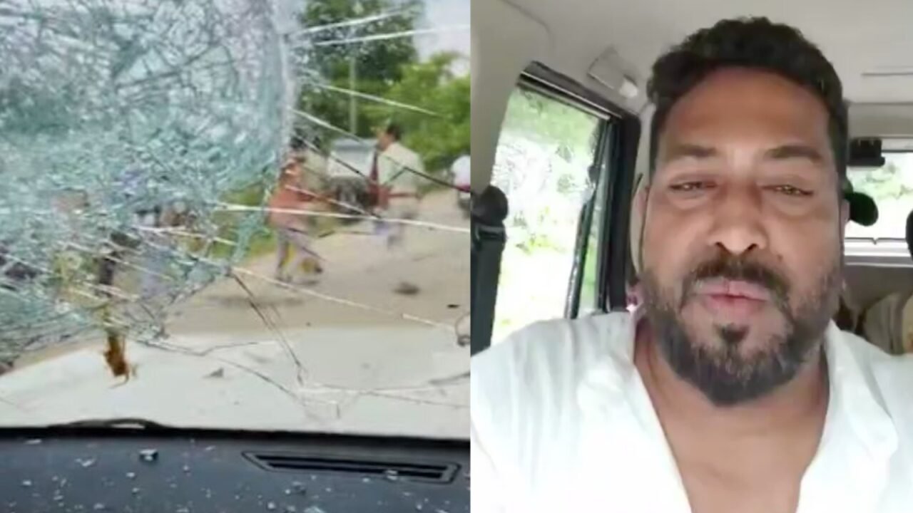 bjp delegation attacked jalpaiguri mp khagen murmu injured during flood relief