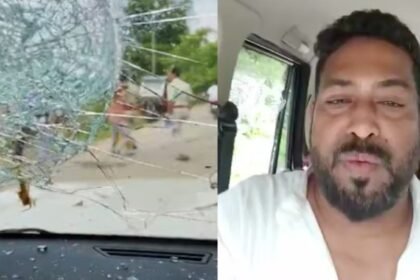 bjp delegation attacked jalpaiguri mp khagen murmu injured during flood relief