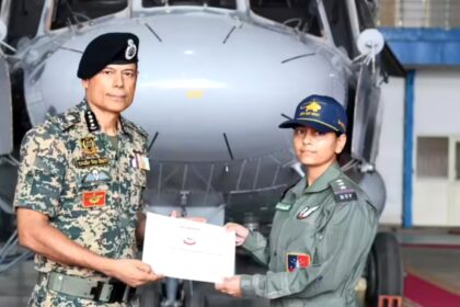 bsf gets first woman flight engineer inspector bhavna chaudhary indian security forces