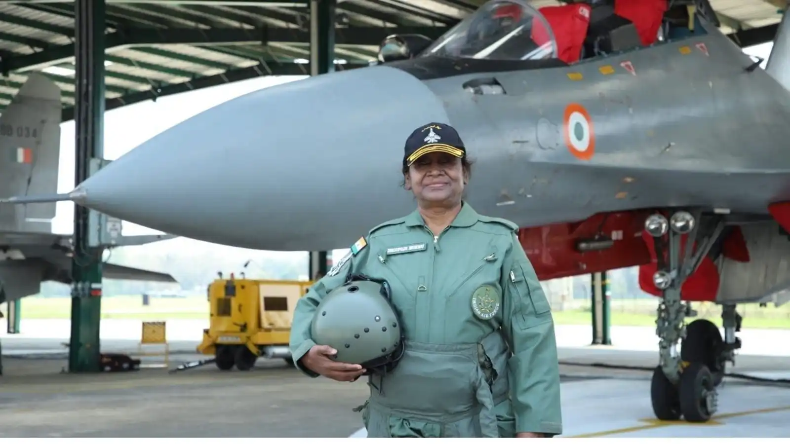 by flying in the rafale fighter jet president murmu showed the countrys air power and woman power to the whole world