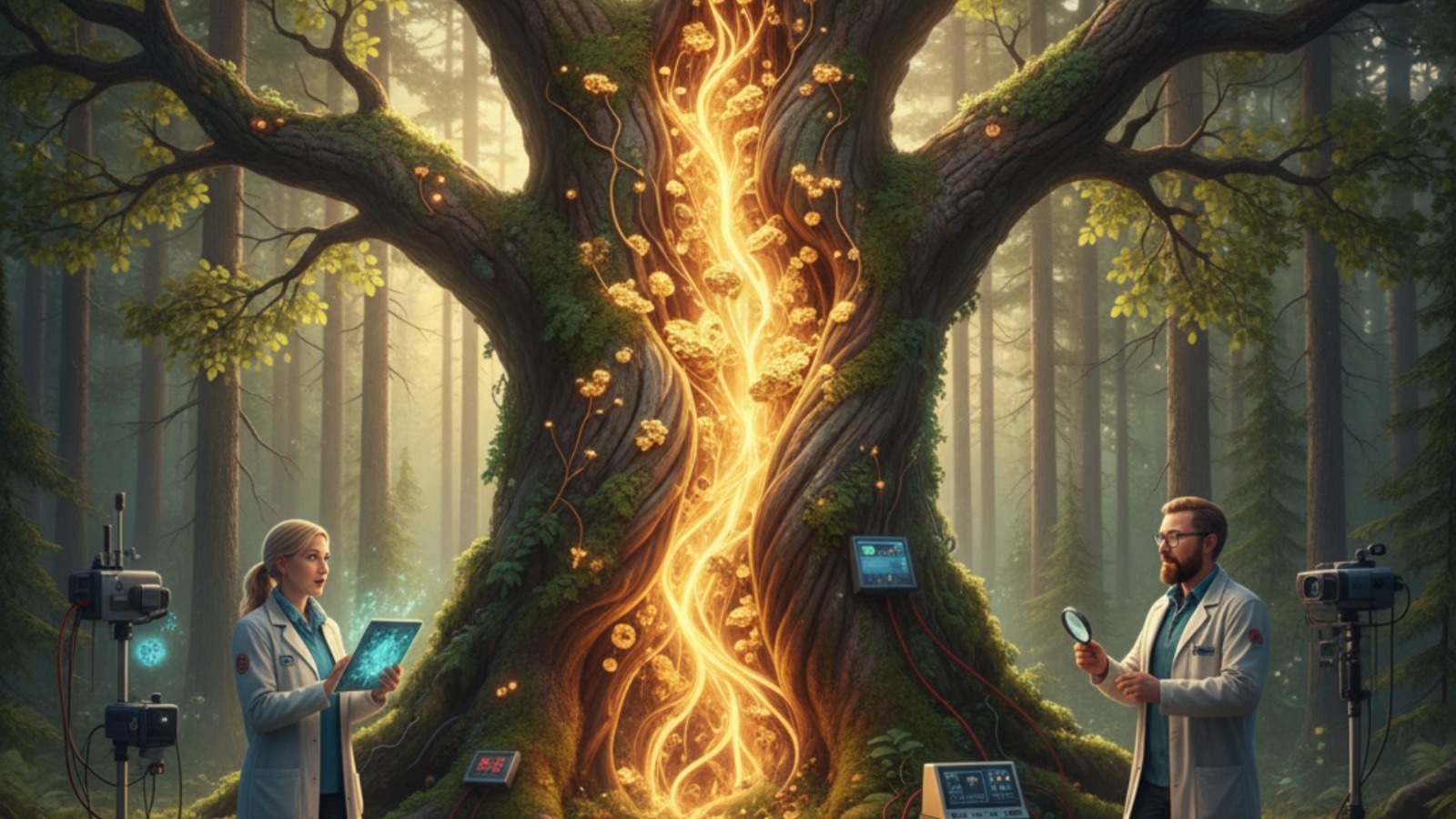 can trees really make gold inside them finlands scientists have made a shocking revelation