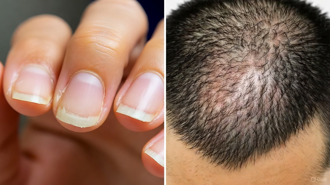 do you know what the biggest reason for hair fall and weak nails is
