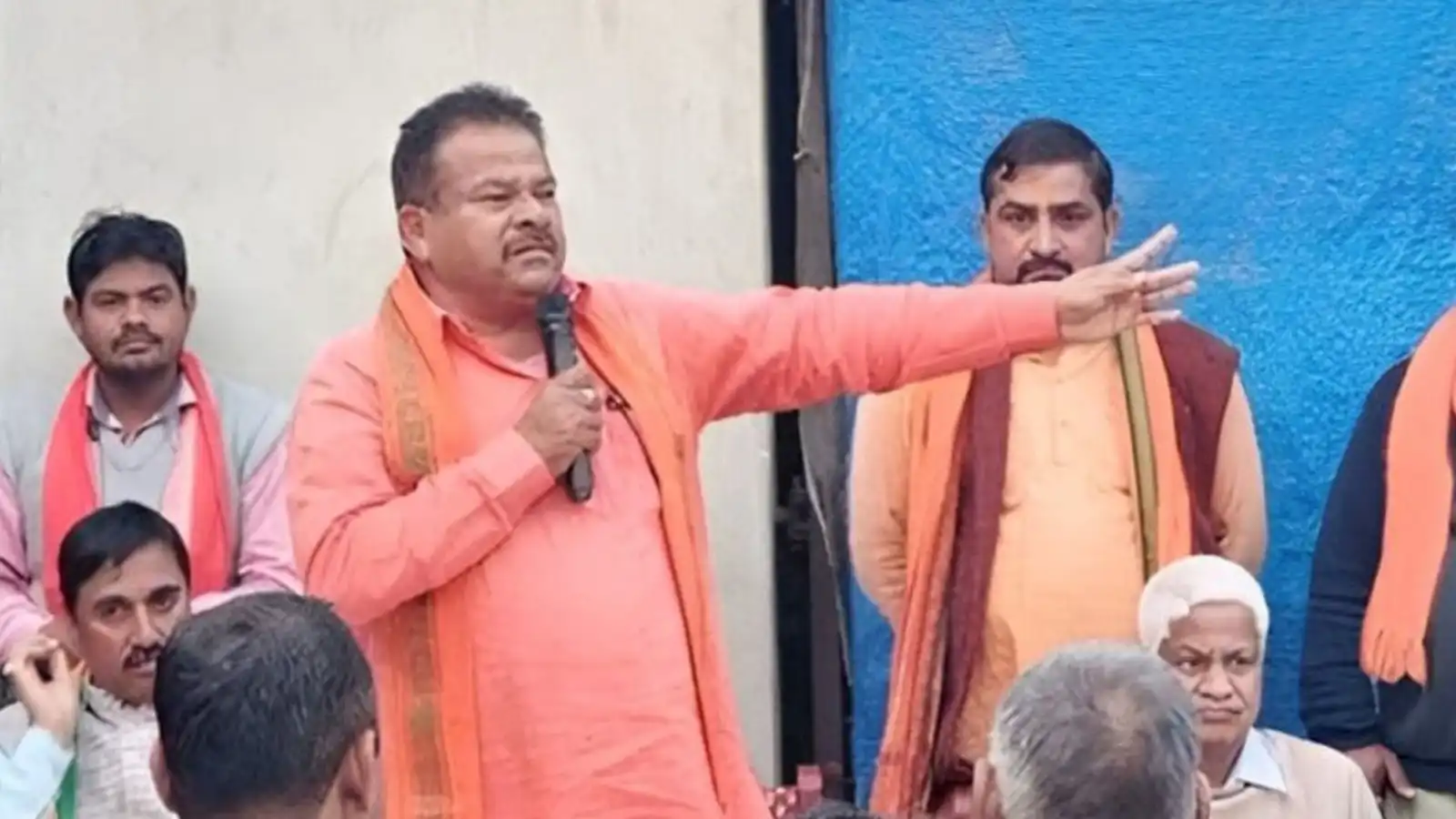 former mla raghvendra singh gave an inflammatory statement on hindu girls being abducted discussion is happening all over the country