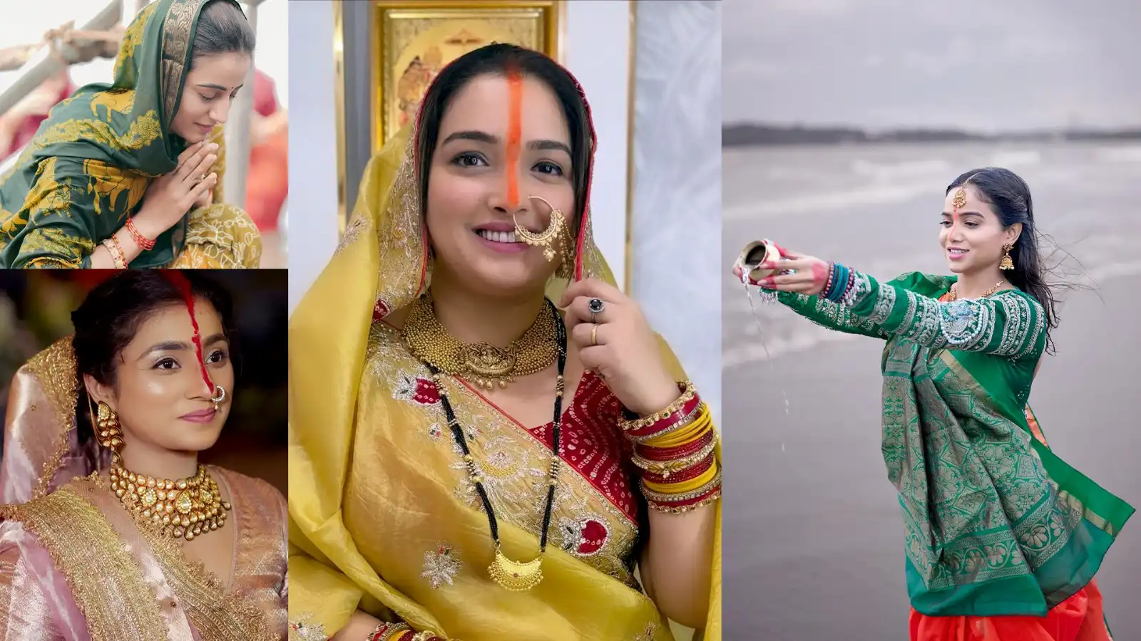 from manisha rani to akshara singh these celebs are celebrating chhath puja with great enthusiasm