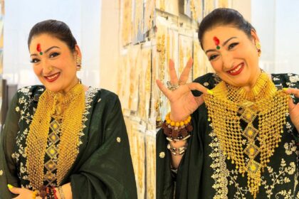govinda sunita ahuja karwa chauth gold necklace netizens trolling