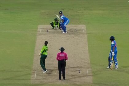 ind w vs pak w world cup 2025 target harleen deol