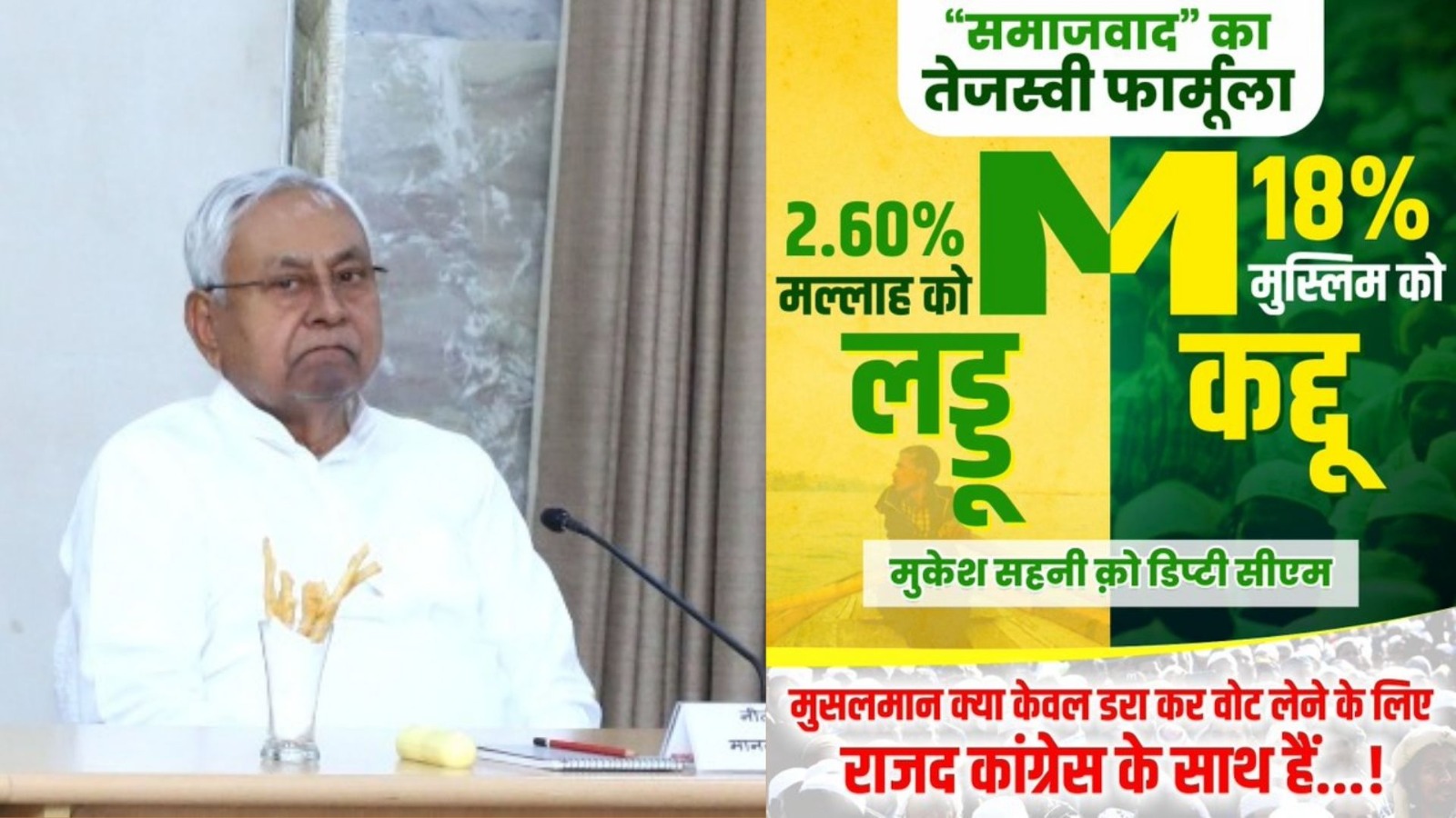 jdu slams mahagathbandhan over muslim mallah