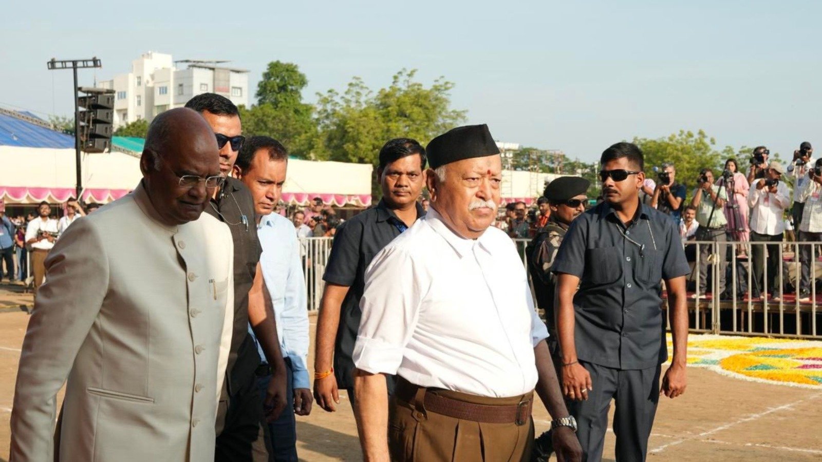 mohan bhagwat performed shastra puja on dussehra why is this years puja special