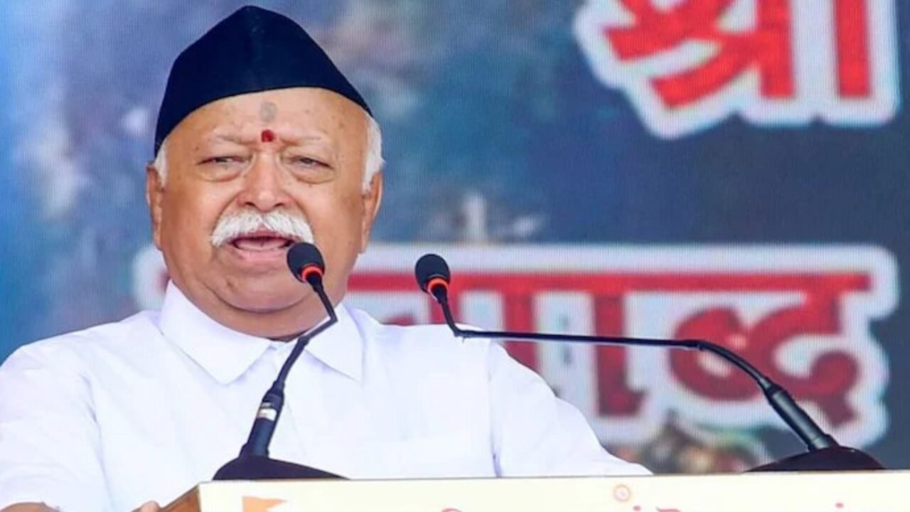 mohan bhagwat pok statement rss integral part india