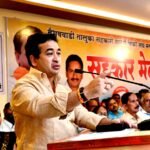 nitesh rane controversial statement egg throwing garba maharashtra