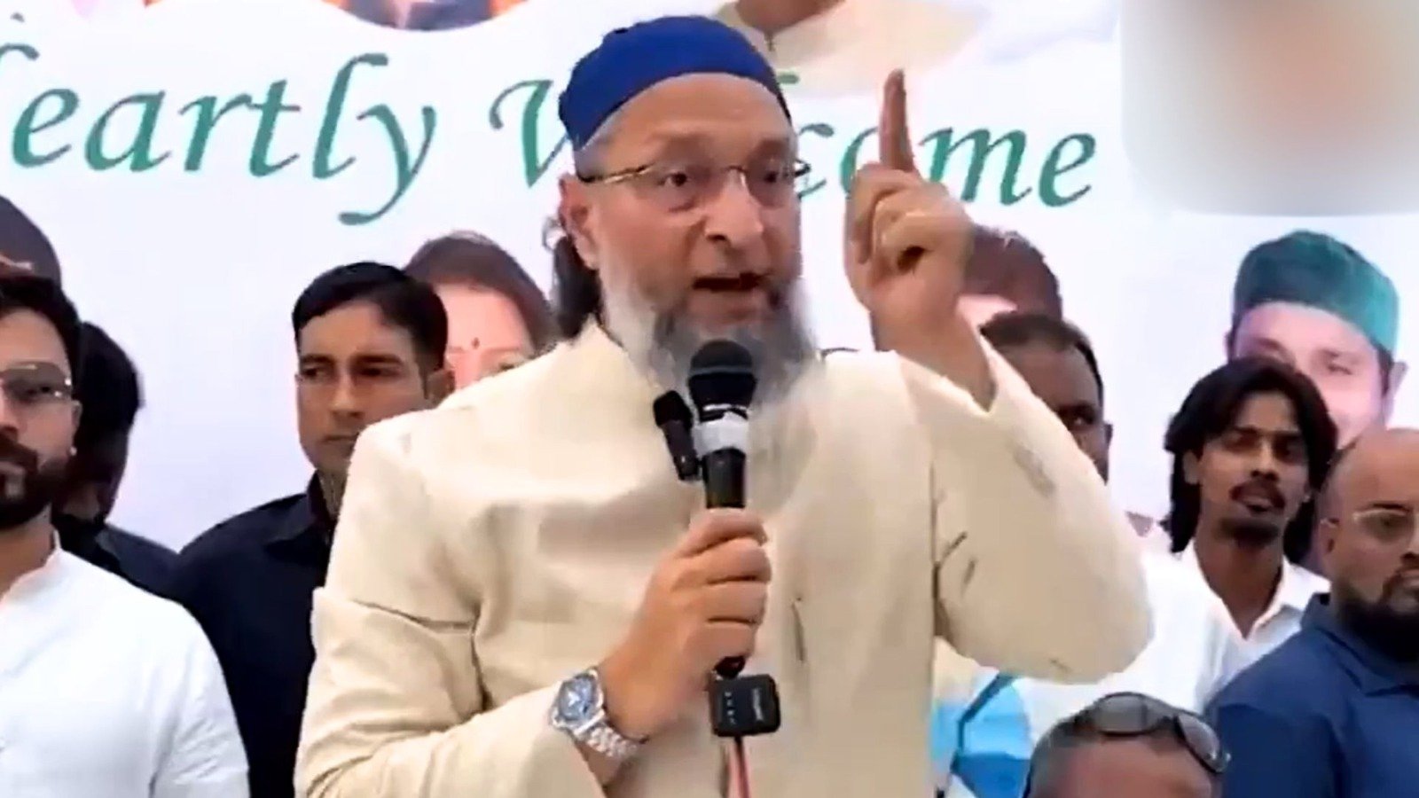owaisi attacks on i love mohammed controversy questions country directio