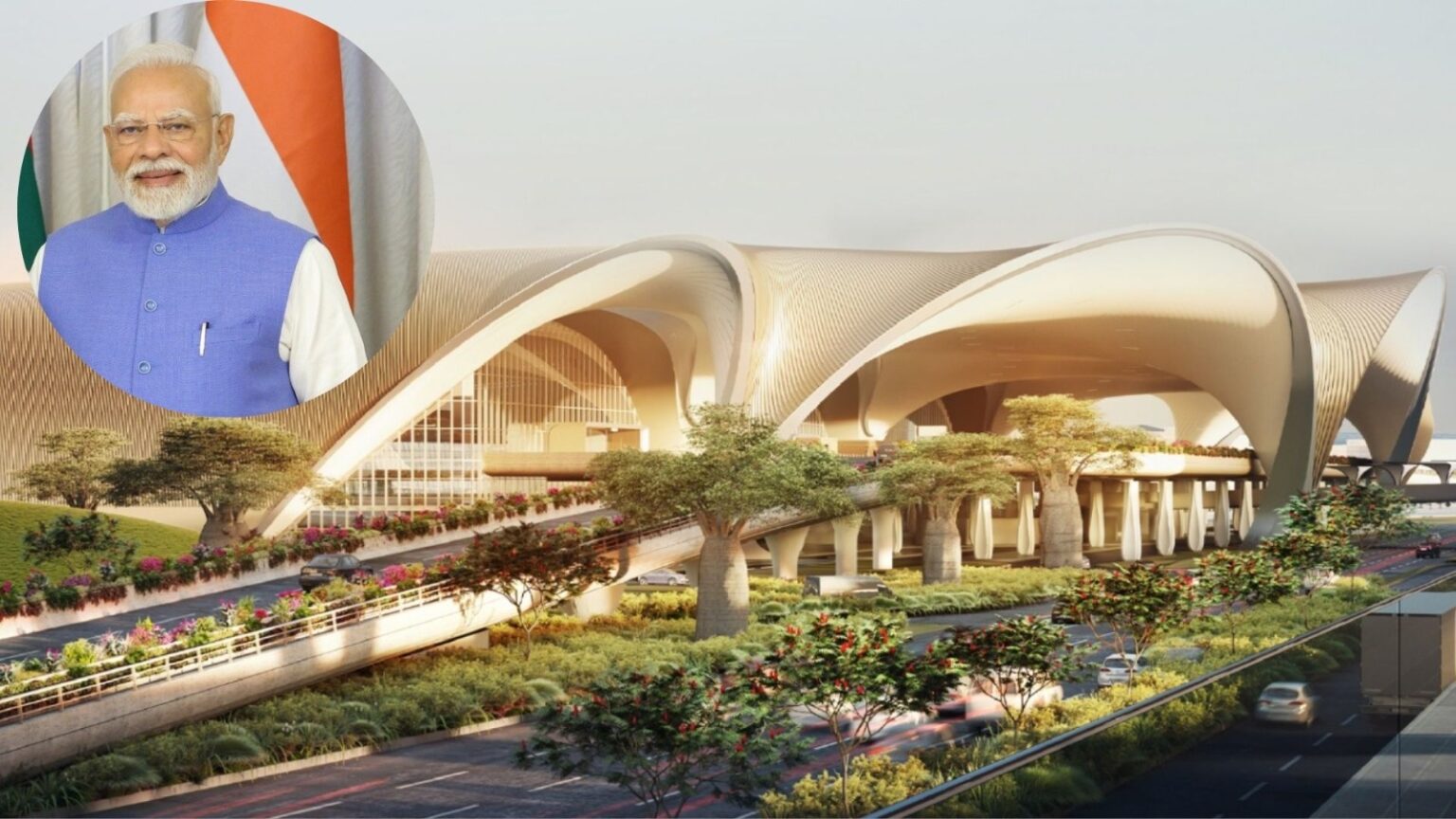pm modi inaugurates navi mumbai airport metro line 3 final phase starts