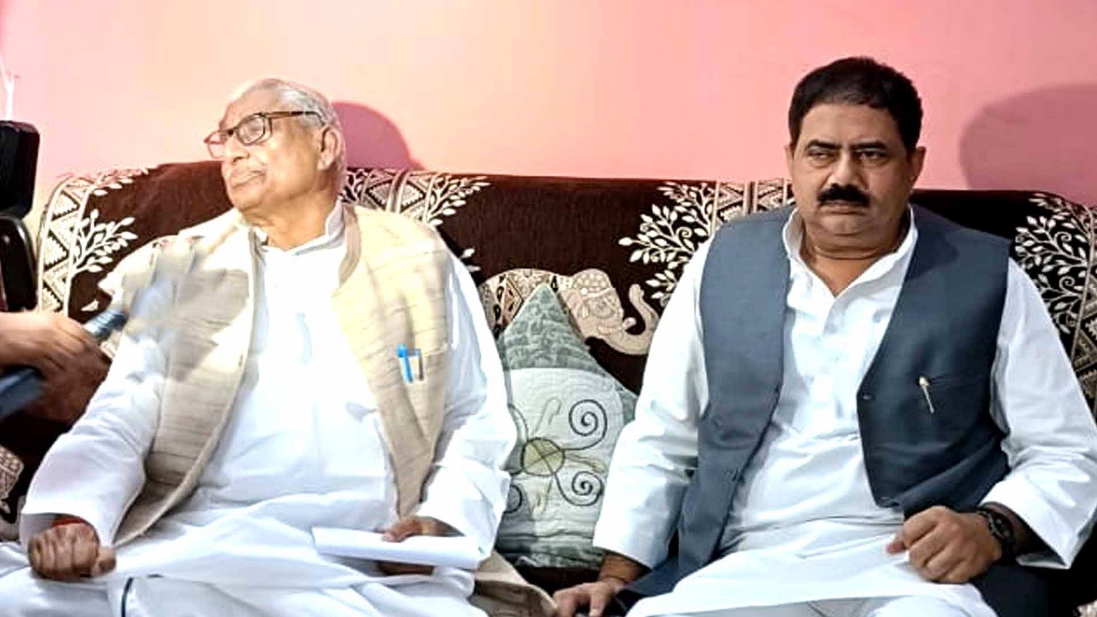 political lockdown in ups bareilly sp mlas entry banned leader of opposition mata prasad pandey under house arrest