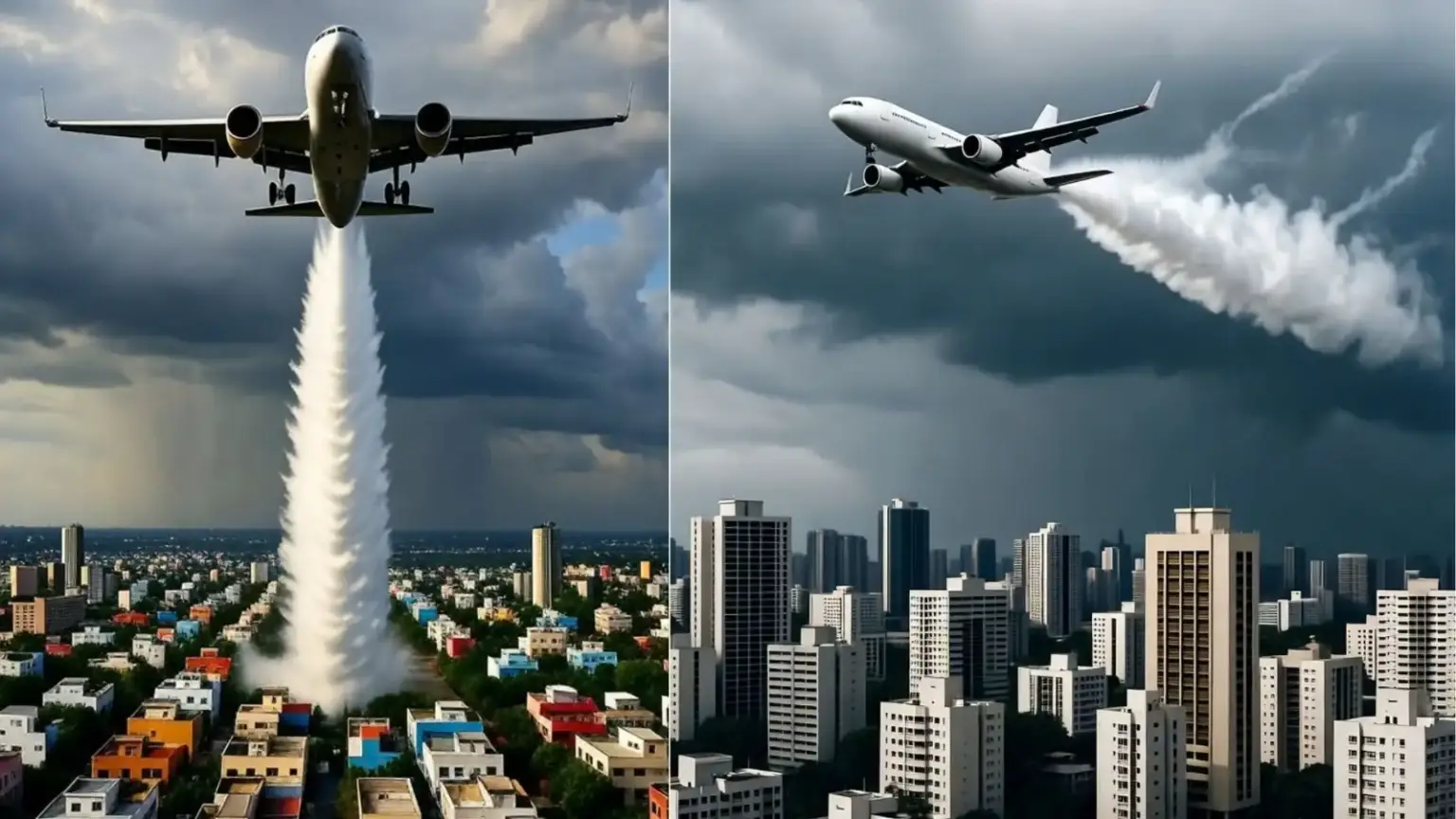 pollution artificial rain successful